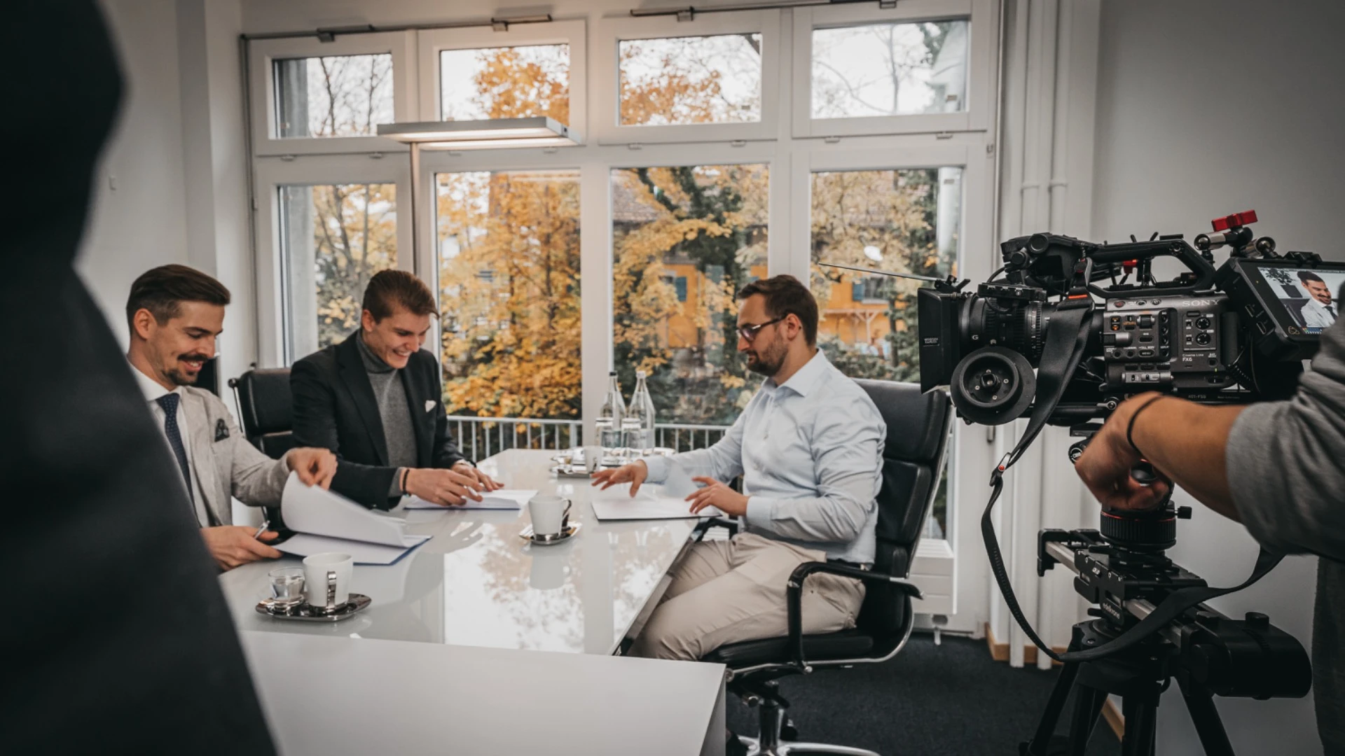 Das MSMEDIA-Team bei einer Filmproduktion